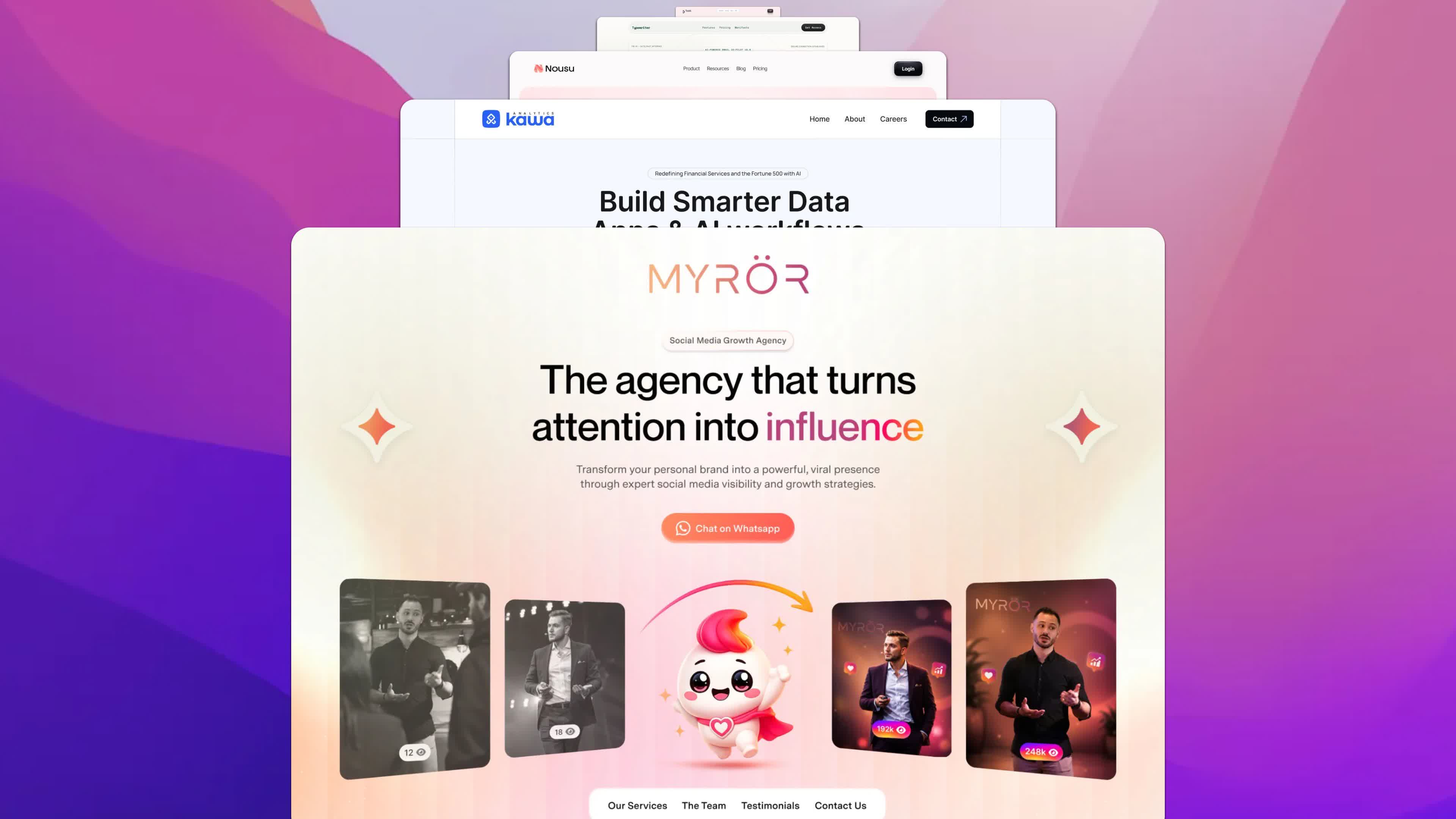 Stack Carousel template preview